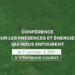 CONFÉRENCE ENERGIES ET PRESENCES 11 JANVIER